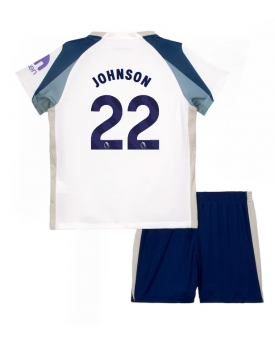 Tottenham Hotspur Brennan Johnson #22 Maglia Gara Casa Repliche 2025-26 Bambino Maniche Corte